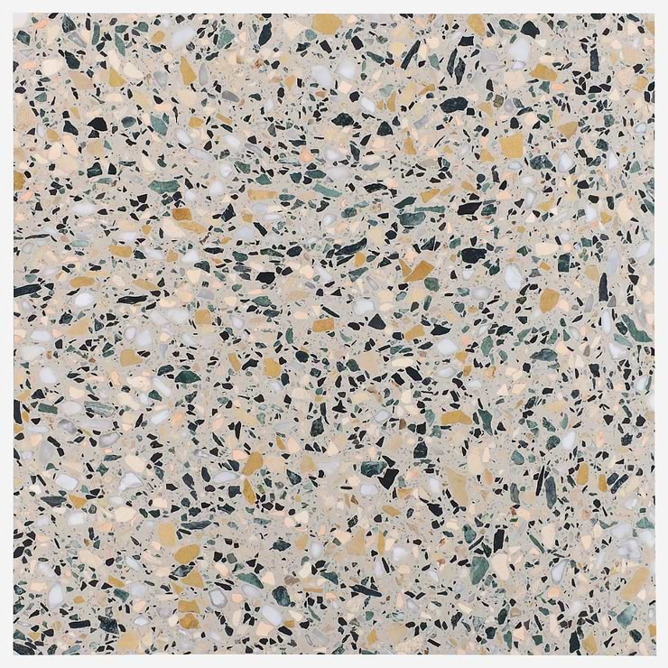 Terrazzo Italy Cava Terra Beige 24x24 Honed Marble Tile