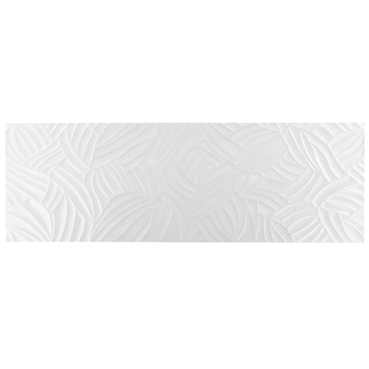 Wonderland 3D Garden White 12x36 Polished Ceramic Tile
