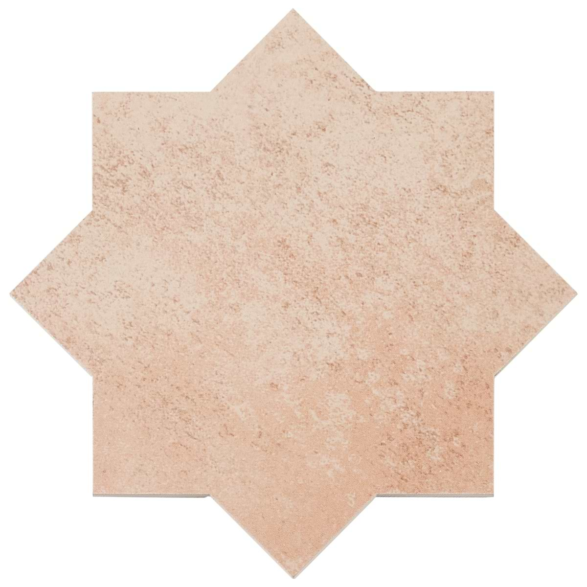 Burgos Terracotta Clay 4-Way Matte Porcelain Border Connector