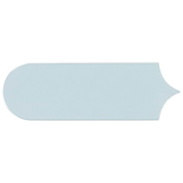 Parry Blue 3x8 Fishscale Glossy Ceramic Wall Tile