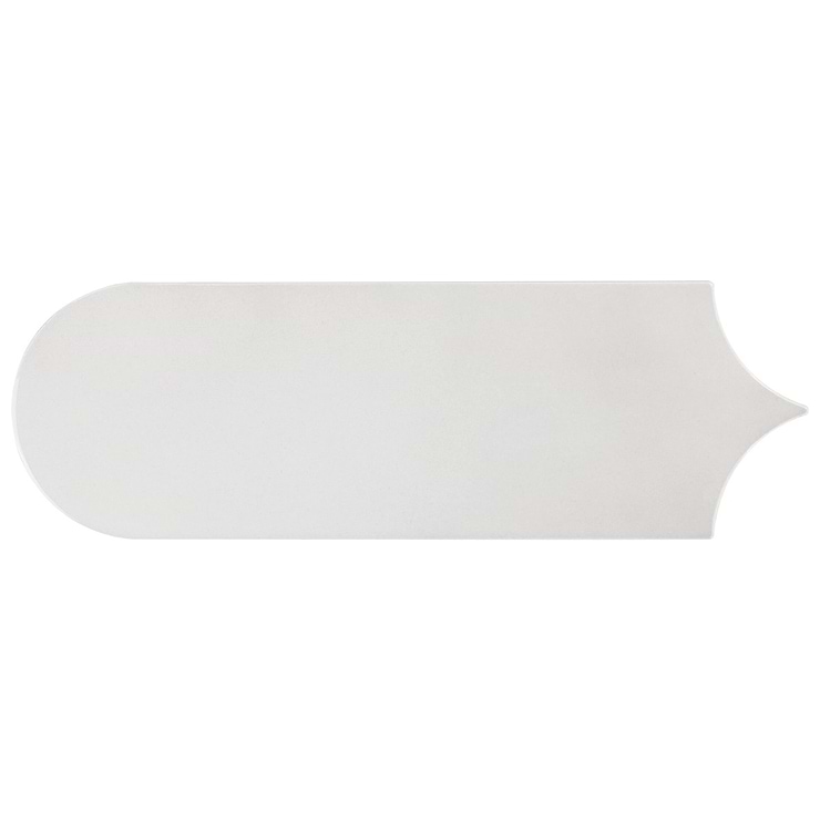 Parry Mist Gray 3x8 Fishscale Glossy Ceramic Wall Tile