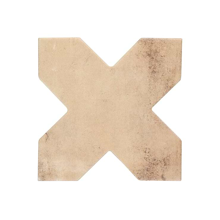 Parma Star & Cross Customizable Terracotta Look Porcelain Tile