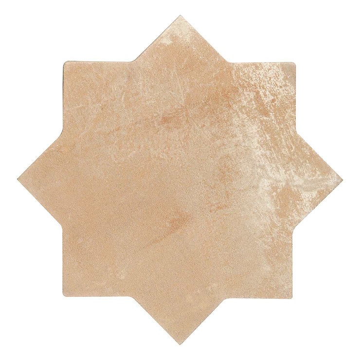 Parma Star & Cross Customizable Terracotta Look Porcelain Tile