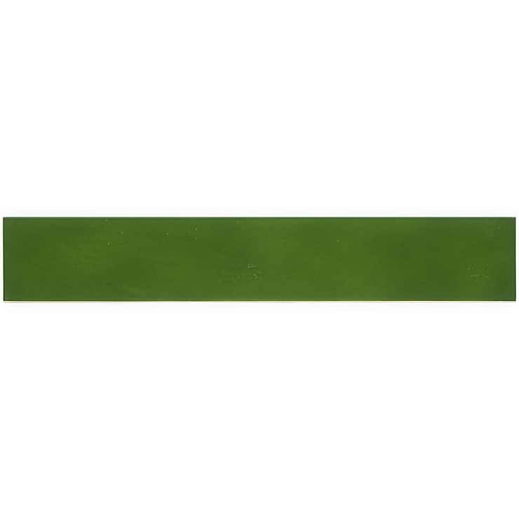 Cavallo Monaco Green 3x18 Polished Porcelain Subway Tile