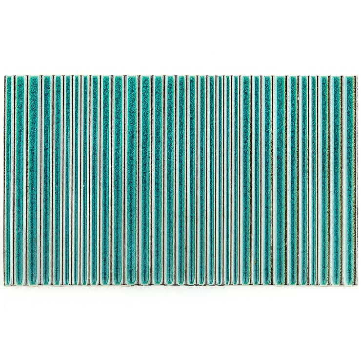 Arden Cozumel Teal Green 6x10 Glossy Porcelain Tile