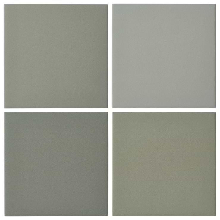 Born Sage Green 5x5 Matte Porcelain Tile