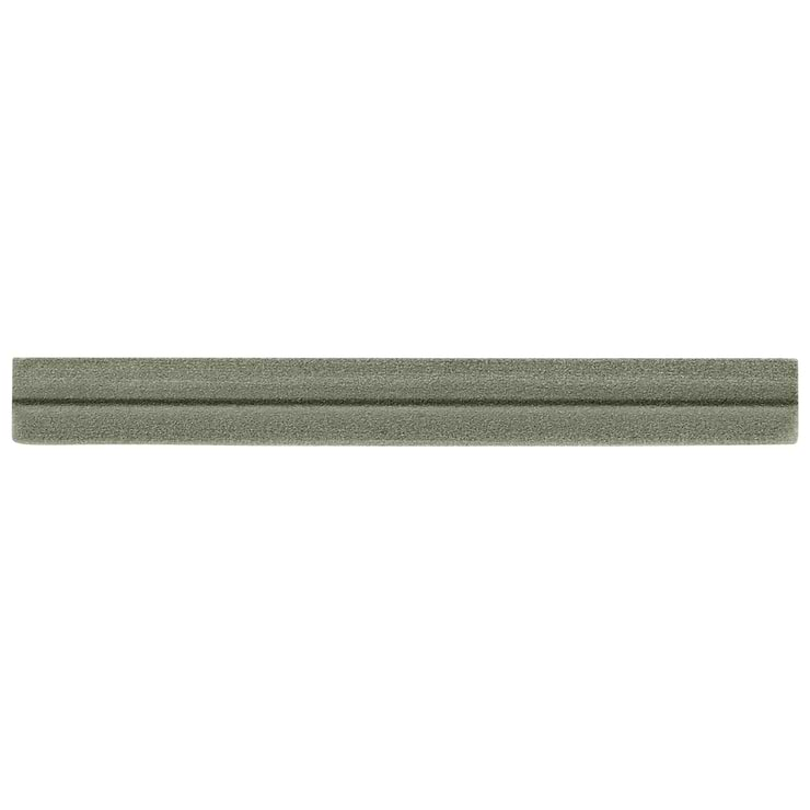 Born Sage Green .5x5 L-Shape Quarter Round Matte Ceramic Pencil Liner