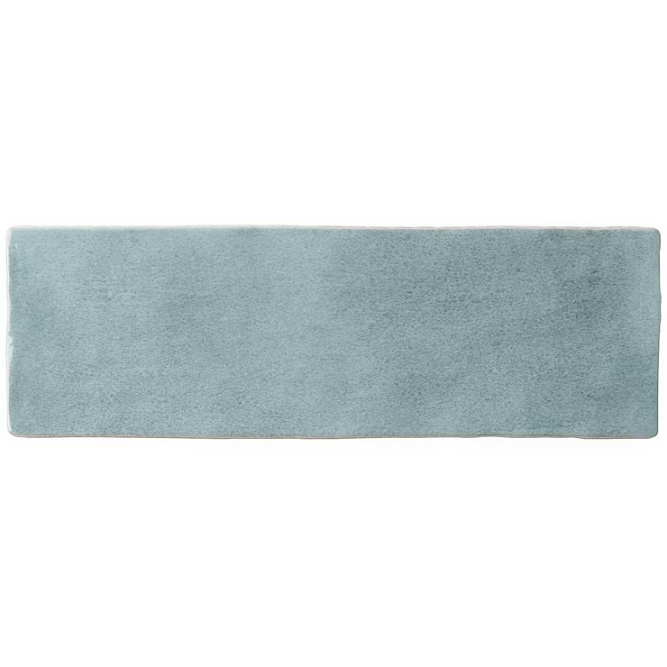 Portmore Aqua Blue 3x8 Glossy Ceramic Subway Tile