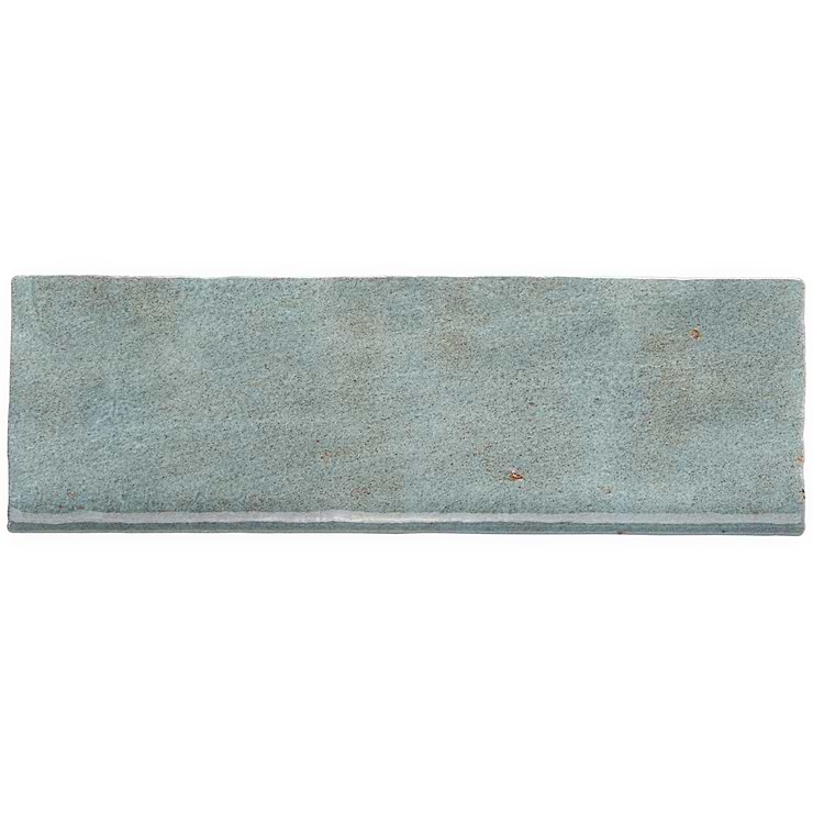 Portmore Aqua 3x8 Glossy Ceramic Bullnose