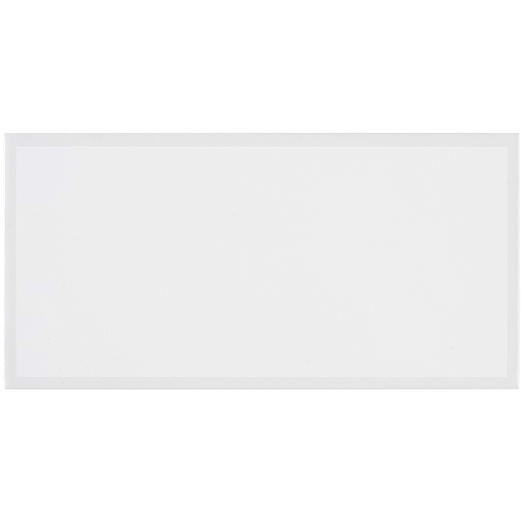 Bellami Framed Bianco 5x10 Glazed Ceramic Tile