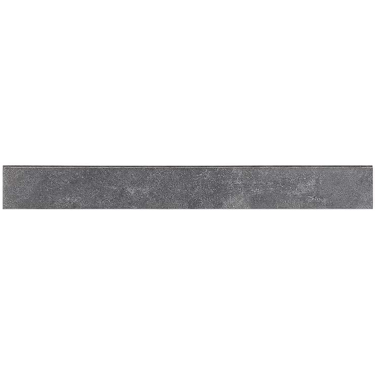 Marbella Smokey Gray 3x24 Porcelain Bullnose 