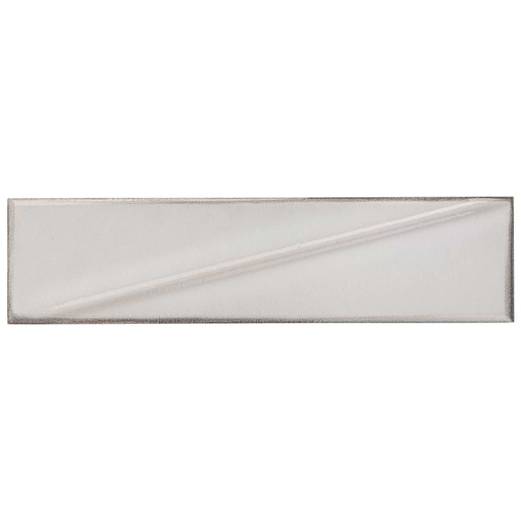 Axelle Ice White 3x12 3D Glossy Ceramic Subway Tile
