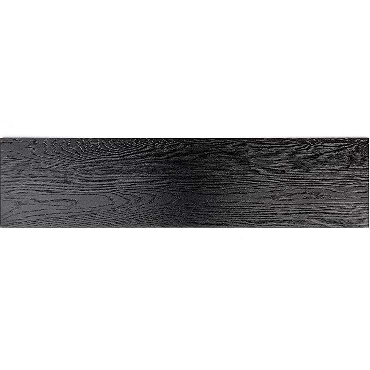 Skoven Nero 8x36 Black Matte Porcelain Wood Look Tile