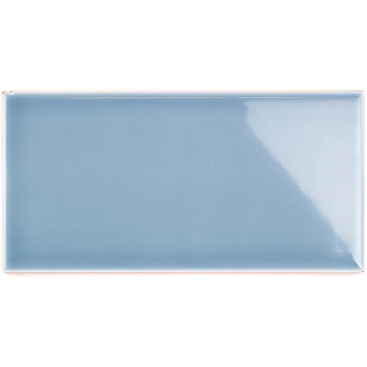 Vector Azul 4x8 Polished Ceramic Tile