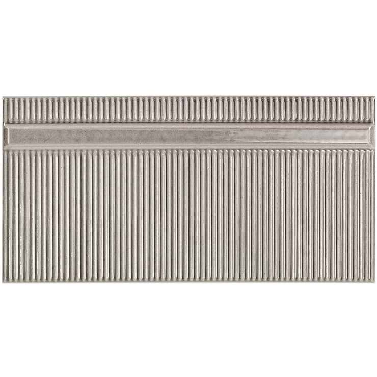 Vector Reverb Gris 4x8 Polished Ceramic Tile