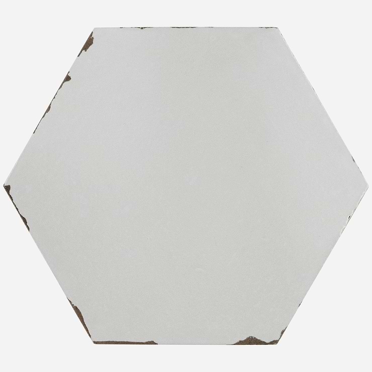 Sasha Hex Rassa Gray 6" Matte Porcelain Hexagon Tile