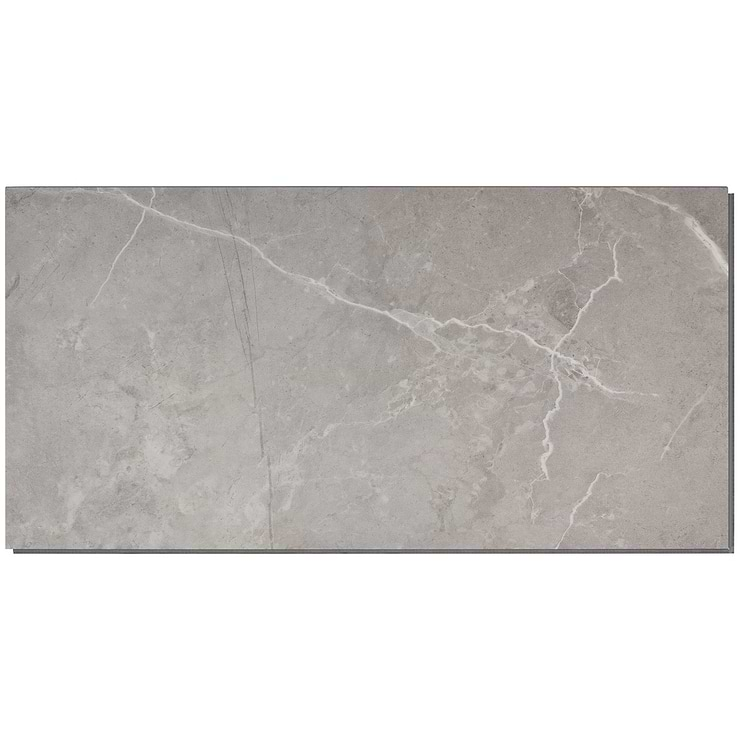 Optoro Chauny Marble Dark Beige 28mil Wear Layer Rigid Core Click 12x24 Luxury Vinyl Tile