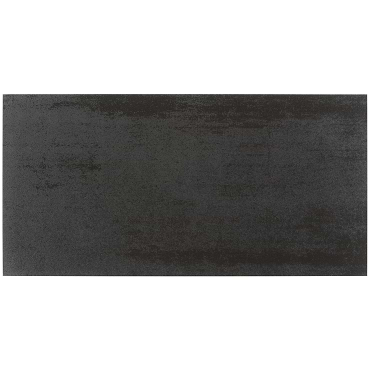 Hewlett Black Iron 12x24 Matte Porcelain Tile