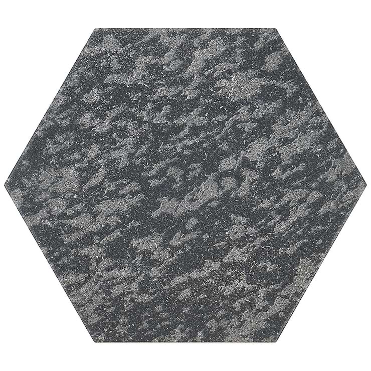 Texstone Deco Antracita Dark Gray 9" Porcelain Matte Hexagon Tile