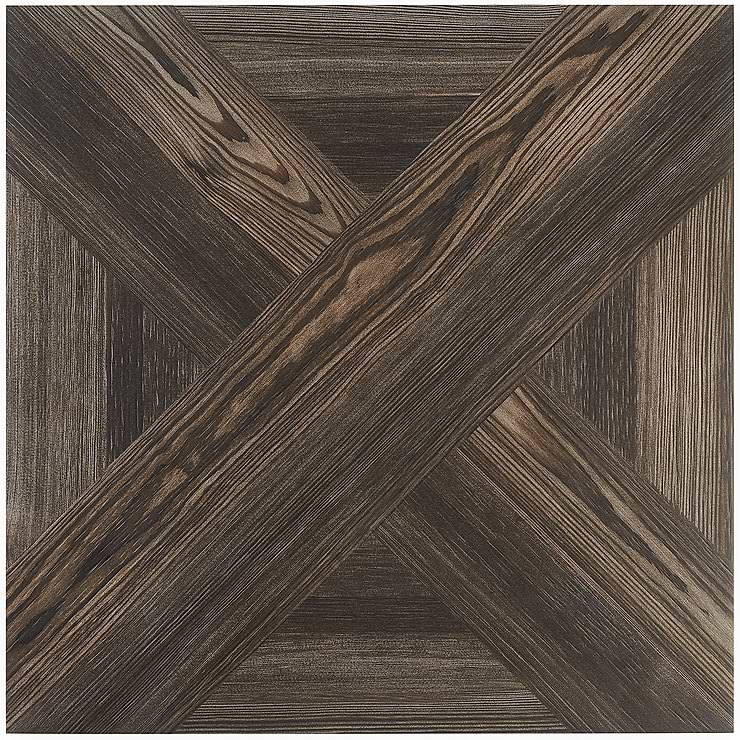 Barberry Decor Tabacco 24x24 Matte Wood Look Porcelain Floor and Wall Tile