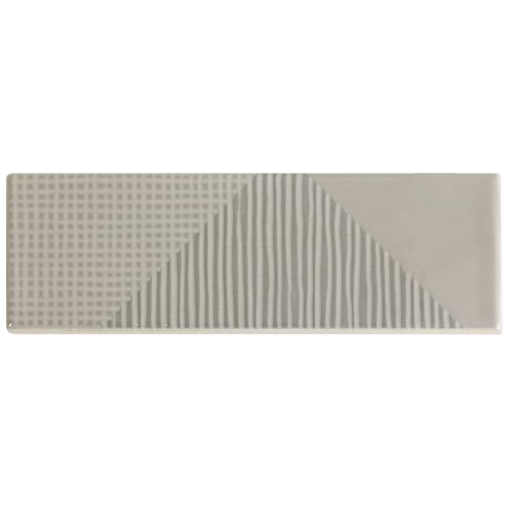 Enigma Gray Pearl 2x8 Polished Ceramic Tile