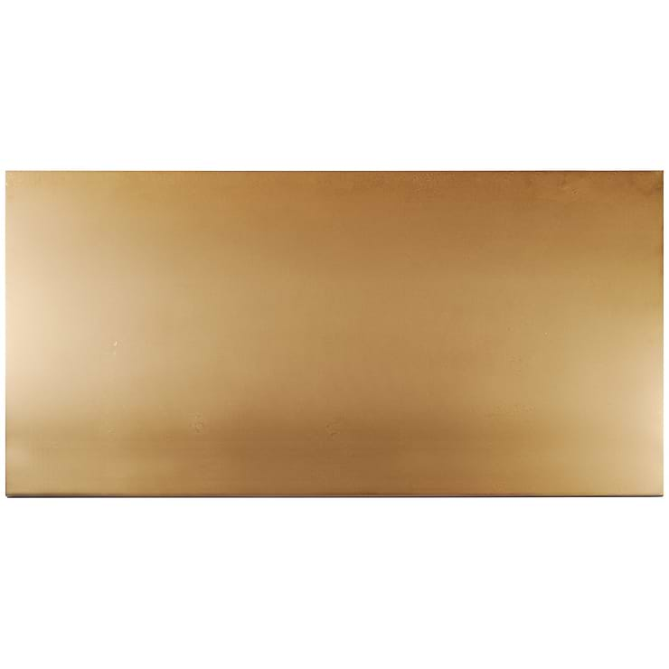 Amulet Mist Gold 18x36 Metal Laminated Porcelain Tile