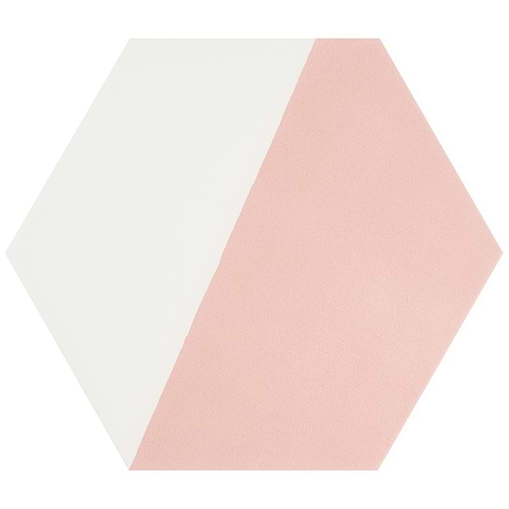 HexArt Pop Rose 8" Hexagon Matte Porcelain Tile