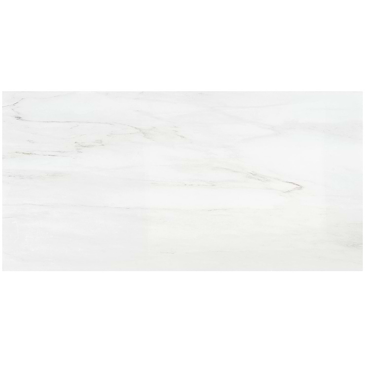DreamStone Dolomite Snow 24x48 Polished Porcelain Tile