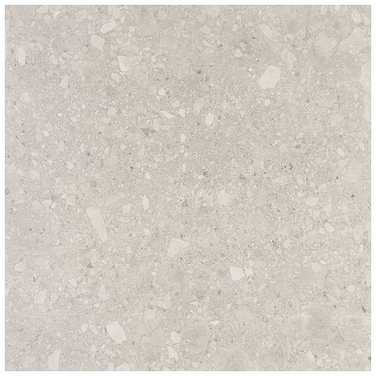 Rizo Gray 24x24 Terrazzo Look Matte Porcelain Tile
