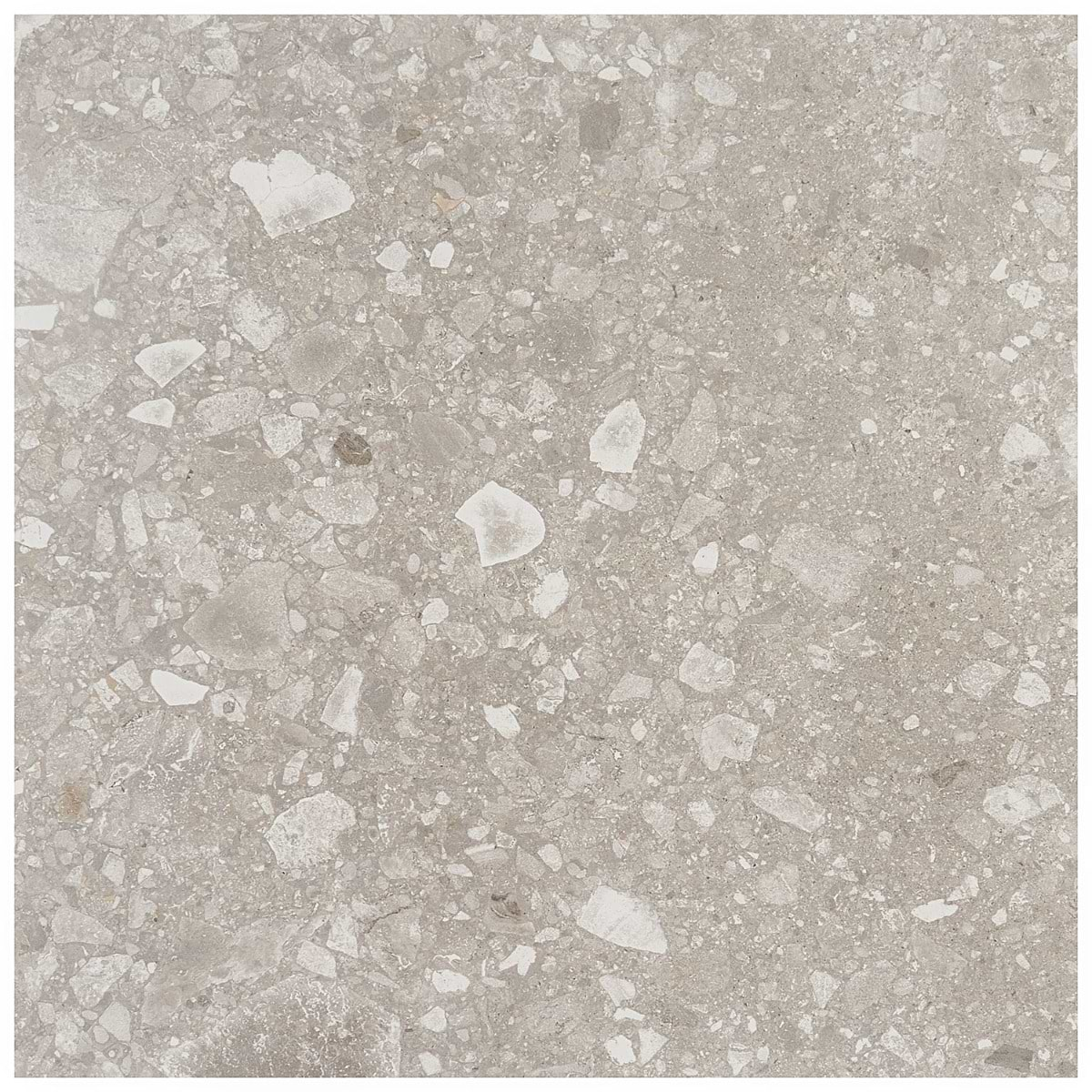 Rizo Taupe Gray 24x24 Terrazzo Look Matte Porcelain Tile