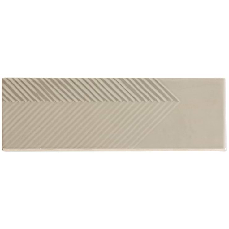 Enigma Gray Pearl 2x8 Polished Ceramic Tile