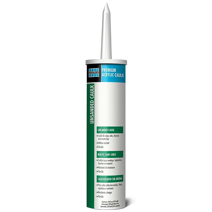 Laticrete Acrylic Caulk Non Sanded Silver Shadow- 10.5 oz Tube