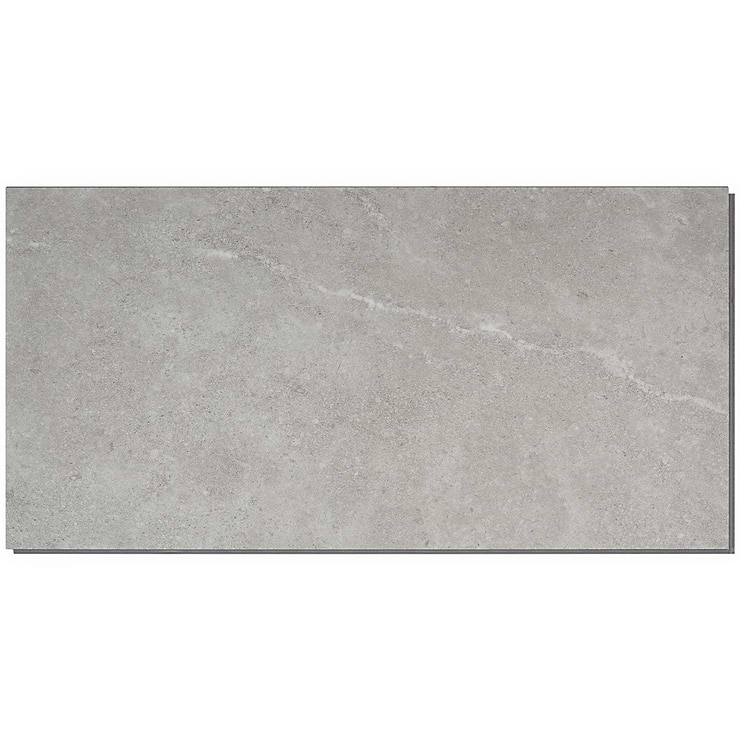 Optoro Juneau Sandstone Light Gray 28mil Wear Layer Rigid Core Click 12x24 Luxury Vinyl Tile