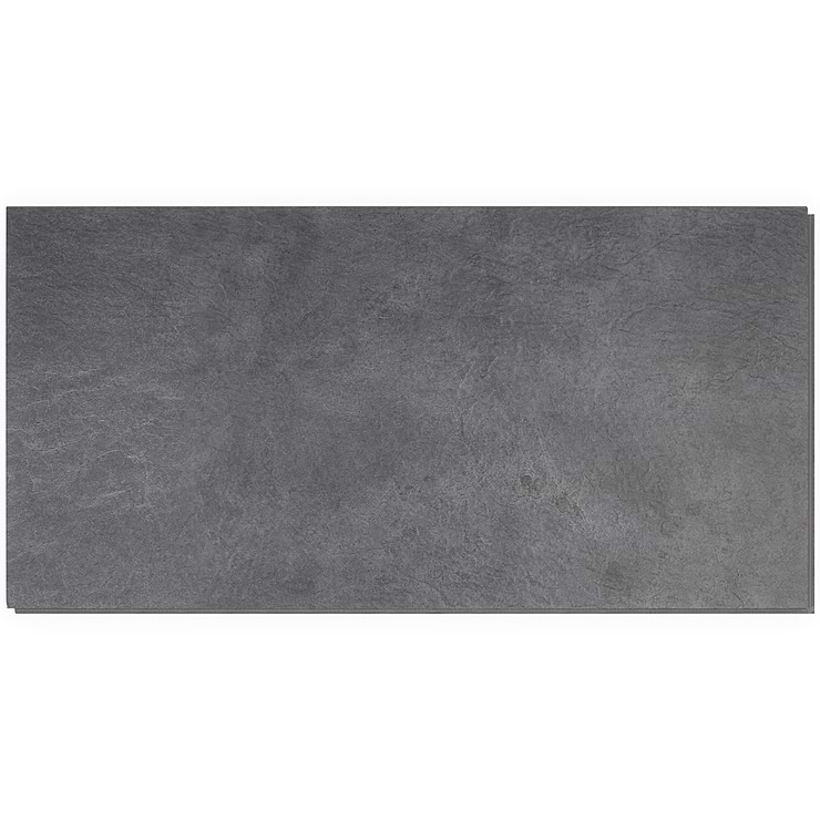 Optoro Trail Slate Black 28mil Wear Layer Rigid Core Click 12x24 Luxury Vinyl Tile