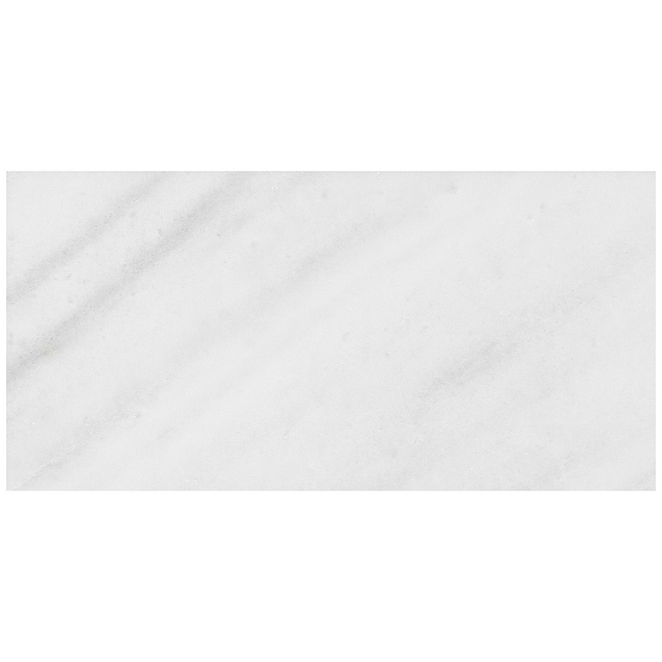 Biarritz White 12x24 Honed Marble Tile