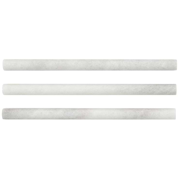 Biarritz White 1x12 Polished Marble Pencil Molding