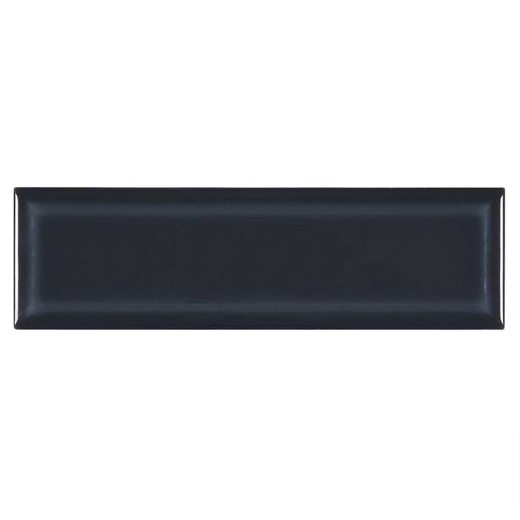 Astoria Beveled Blue 3x9 Glossy Ceramic Subway Tile
