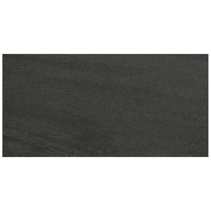 Karo Black 12x24 Matte Porcelain Tile