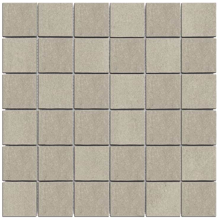 Karo Gray Light 2x2 Matte Porcelain Mosaic