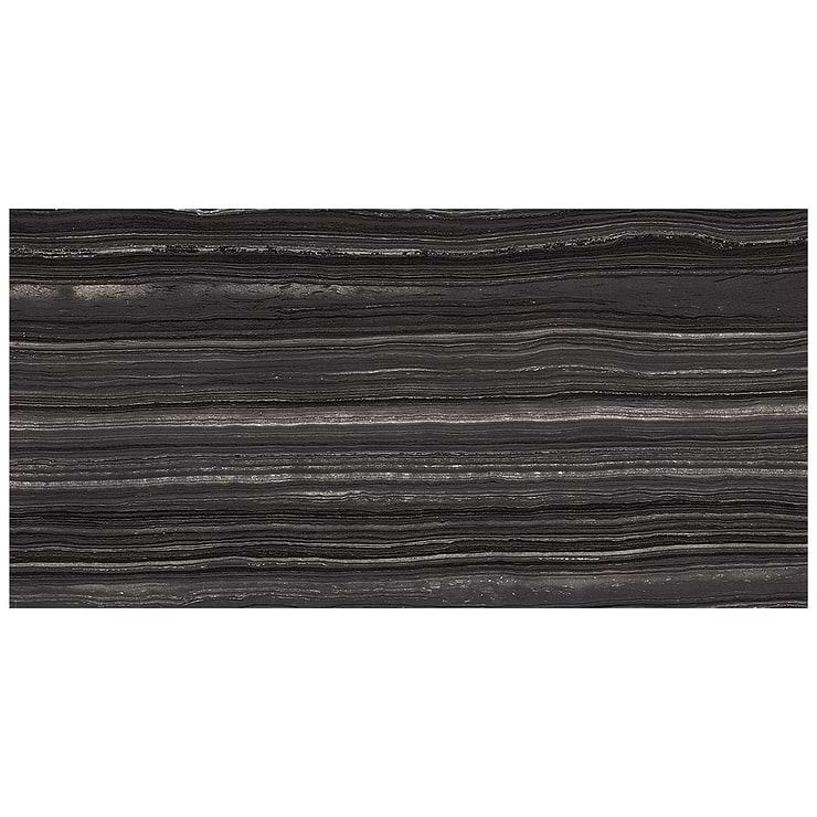 Miles Universe Black 12x24 Matte Porcelain Tile