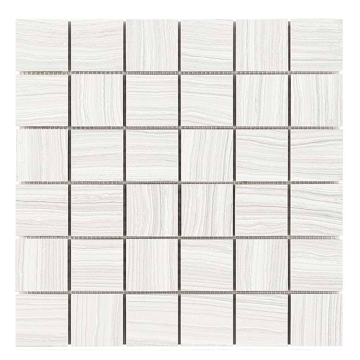 Miles Bright White 2x2 Matte Porcelain Mosaic