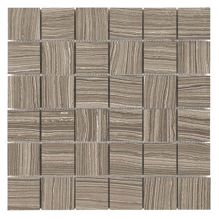 Miles Taupe Blend 2x2 Matte Porcelain Mosaic
