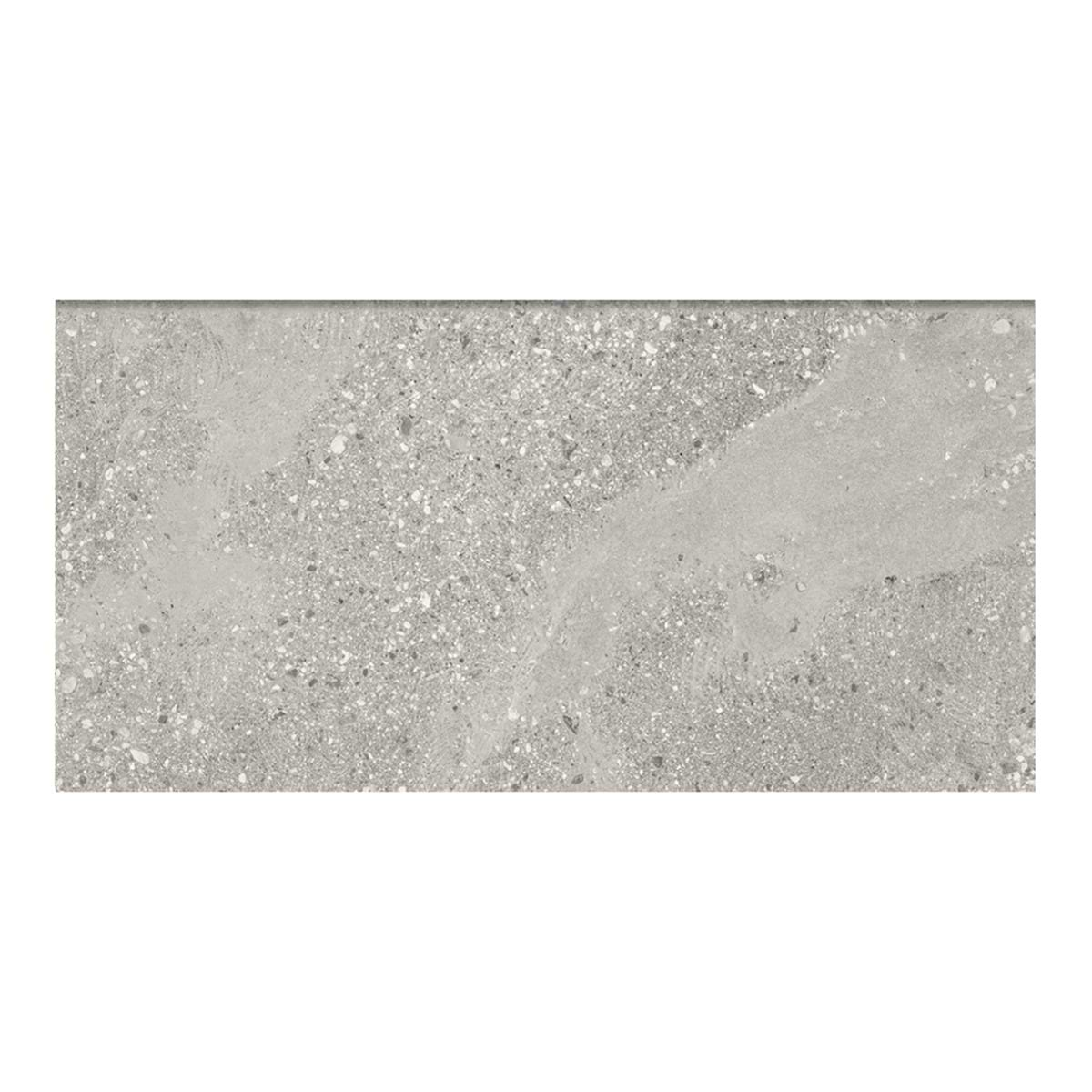 Massif Gray 12x24 Terrazzo Look Textured Matte Porcelain 2CM Pool Coping