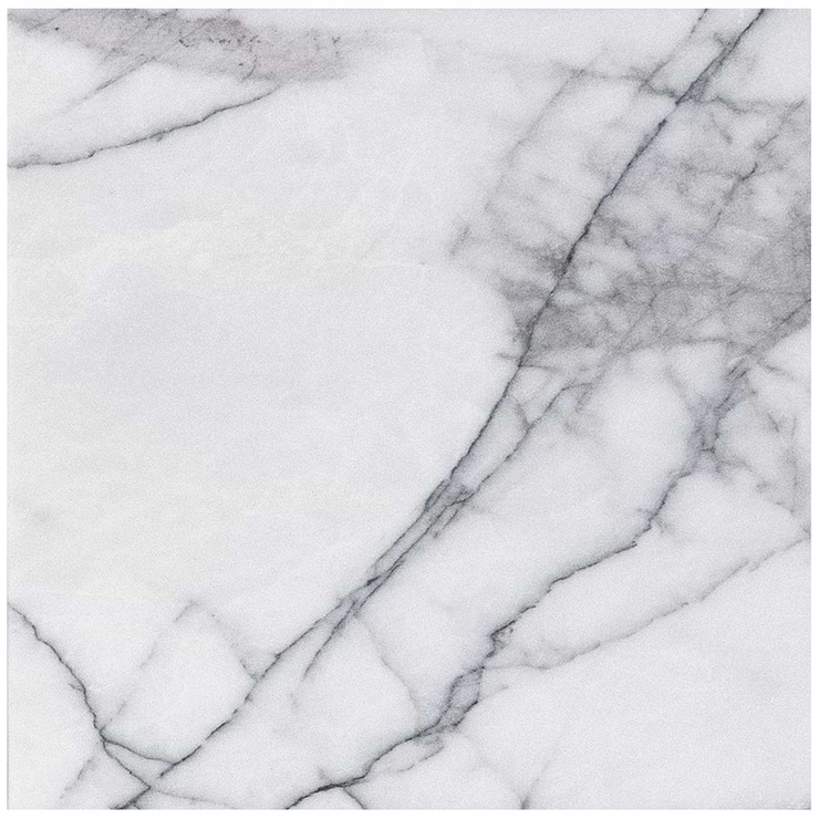 Lilac White 12x12 Honed Marble Tile