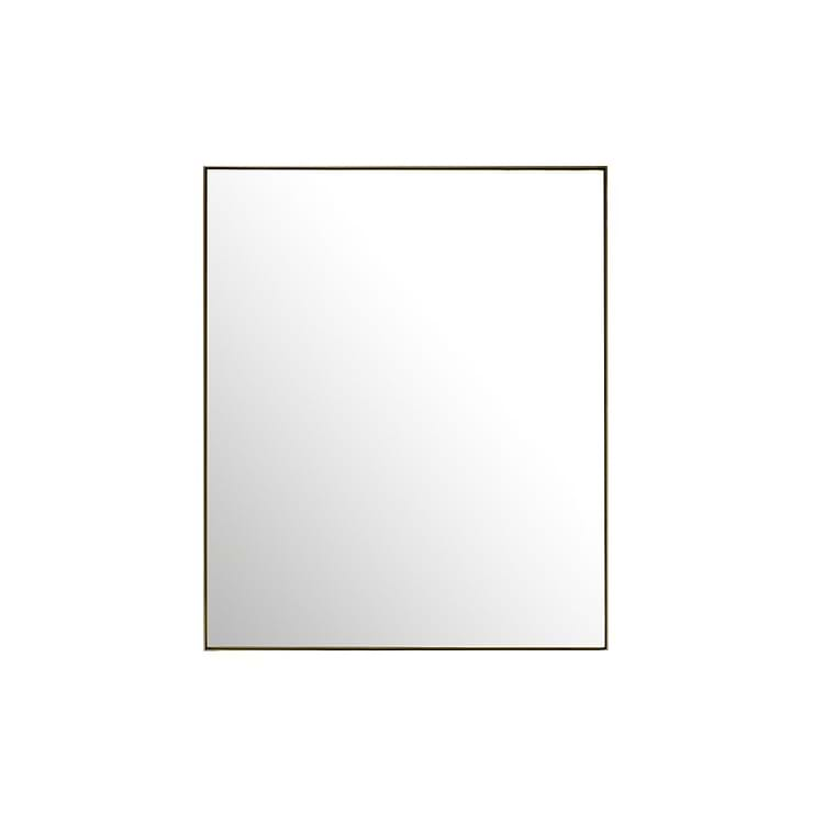 James Martin Vanities Rohe Champagne Brass 48x40" Rectangle Mirror