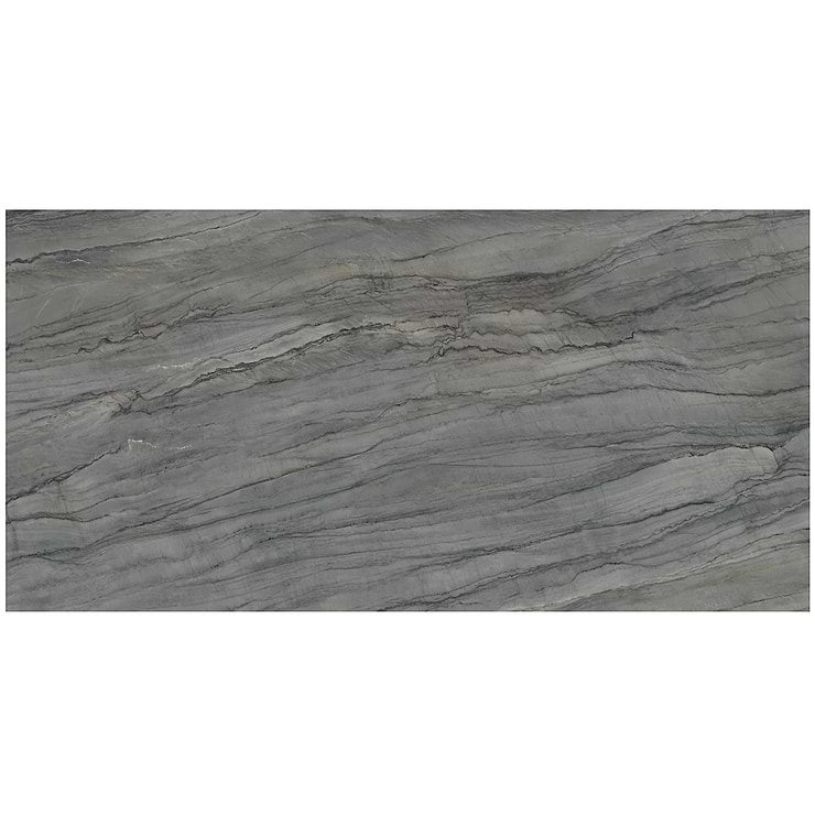 TileBarXL Marmi Slim Platinum Grey 60" x 120" Polished Porcelain Slab