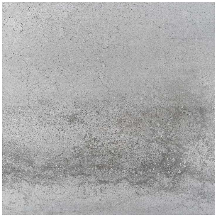 Hewlett Metal Silver 24x24 Matte Porcelain Tile