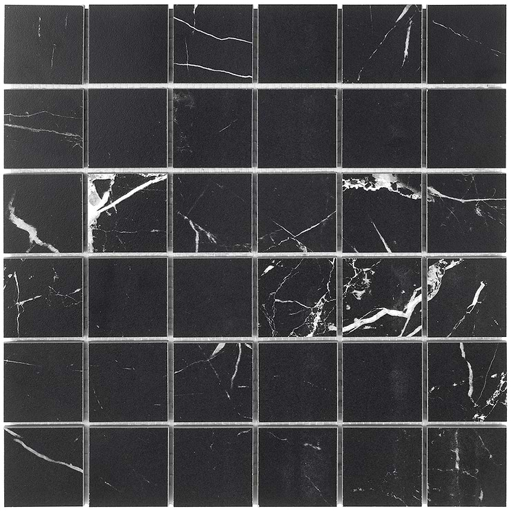 Marble Tech Port Laurent 2x2 Matte Marble Look Porcelain Mosaic Tile