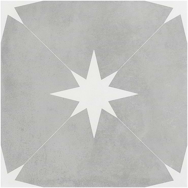 Tau Gris Gray 9x9 Matte Porcelain Tile