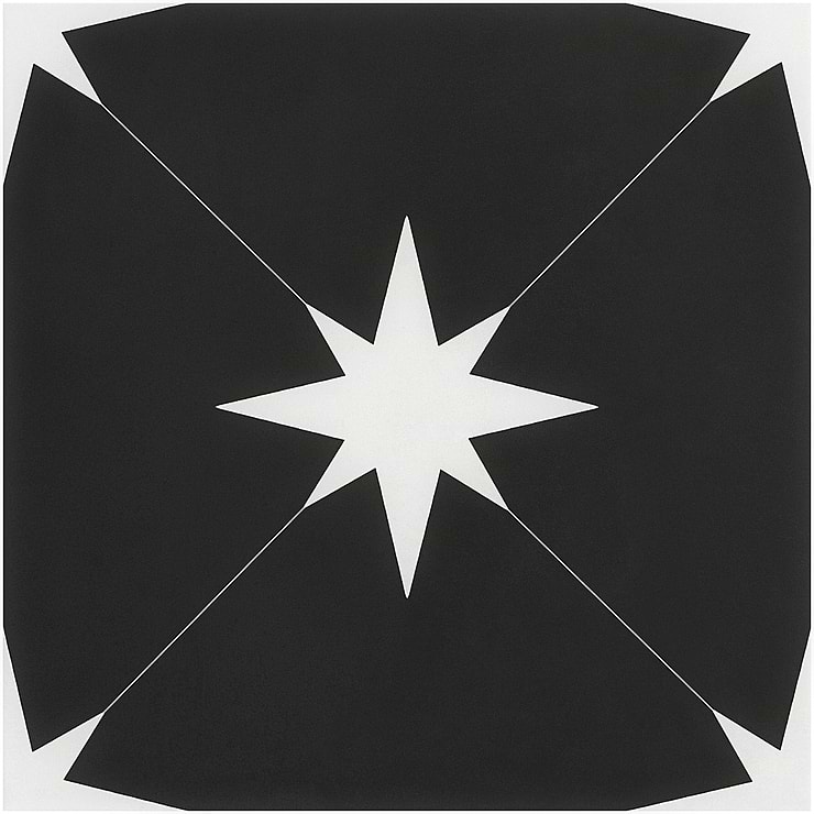 Tau Nero 9x9 Matte Porcelain Tile